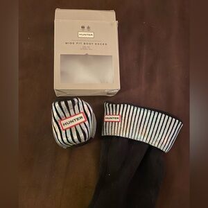 New Hunter wide fit boot socks original tall Size Large
